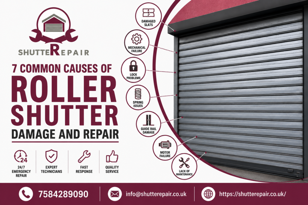 7 Common Causes Of Roller Shutter Damage And Repair